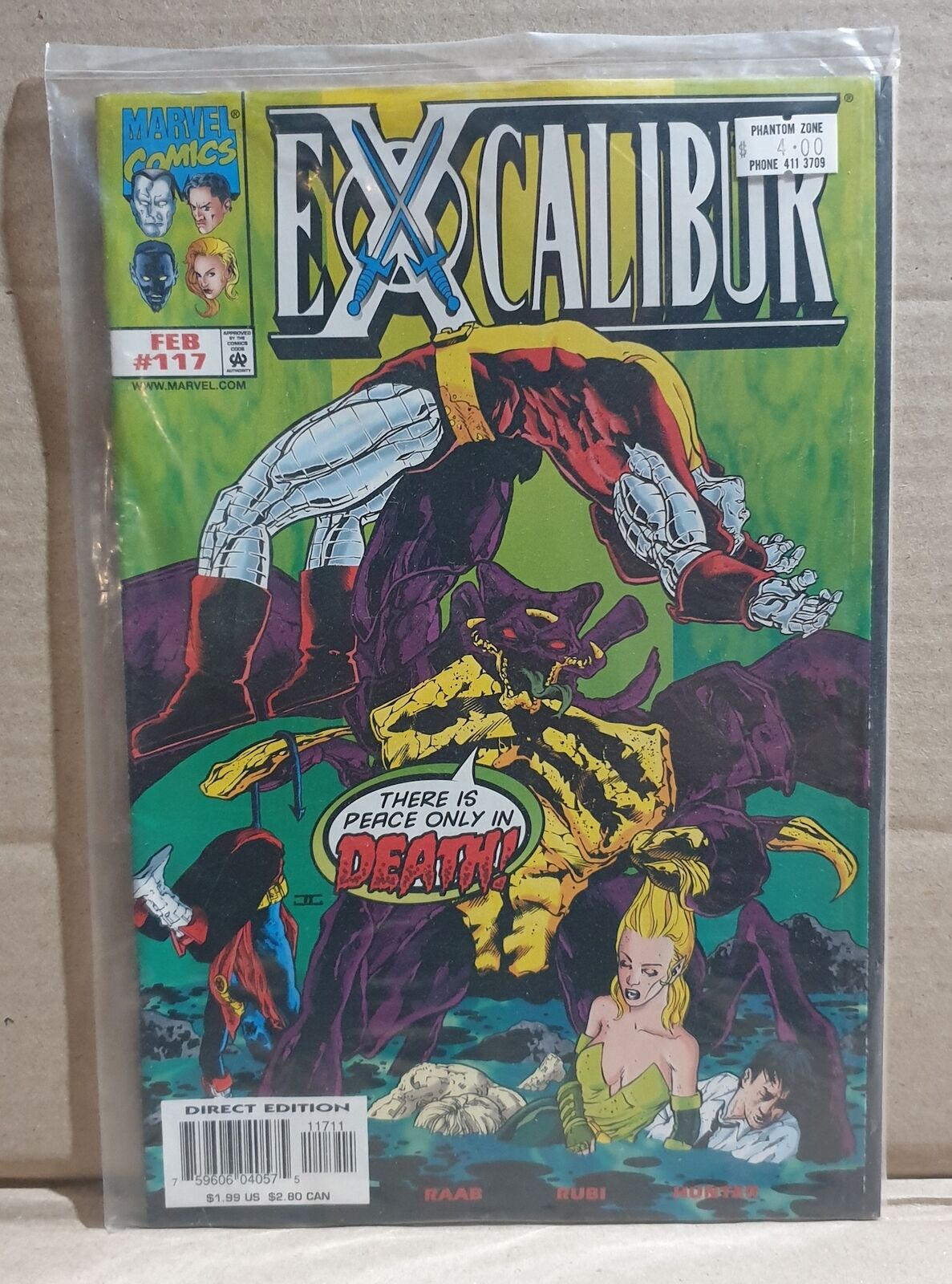 COMIC BOOK - MARVEL EXCALIBUR #117