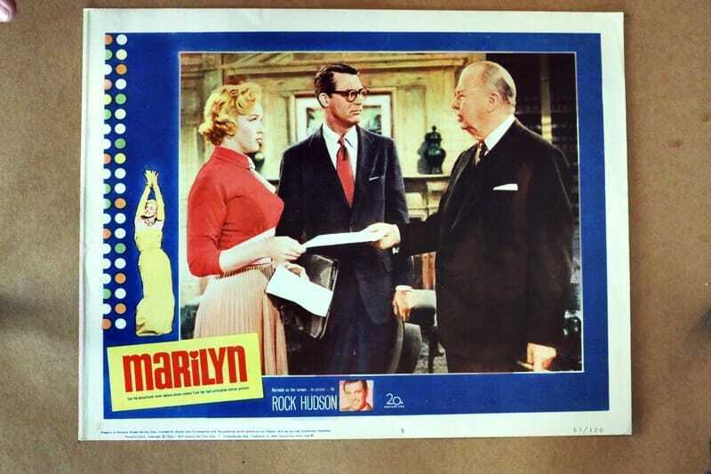 ORIGINAL LOBBY CARD - MARILYN - 1963 - key #5 card