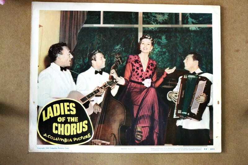 ORIGINAL LOBBY CARD - LADIES OF THE CHORUS - 1948 - key #5 card