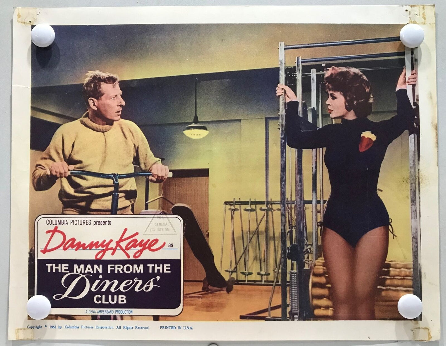 ORIGINAL LOBBY CARDS - THE MAN FROM DINERS CLUB - 1968 - set of 8