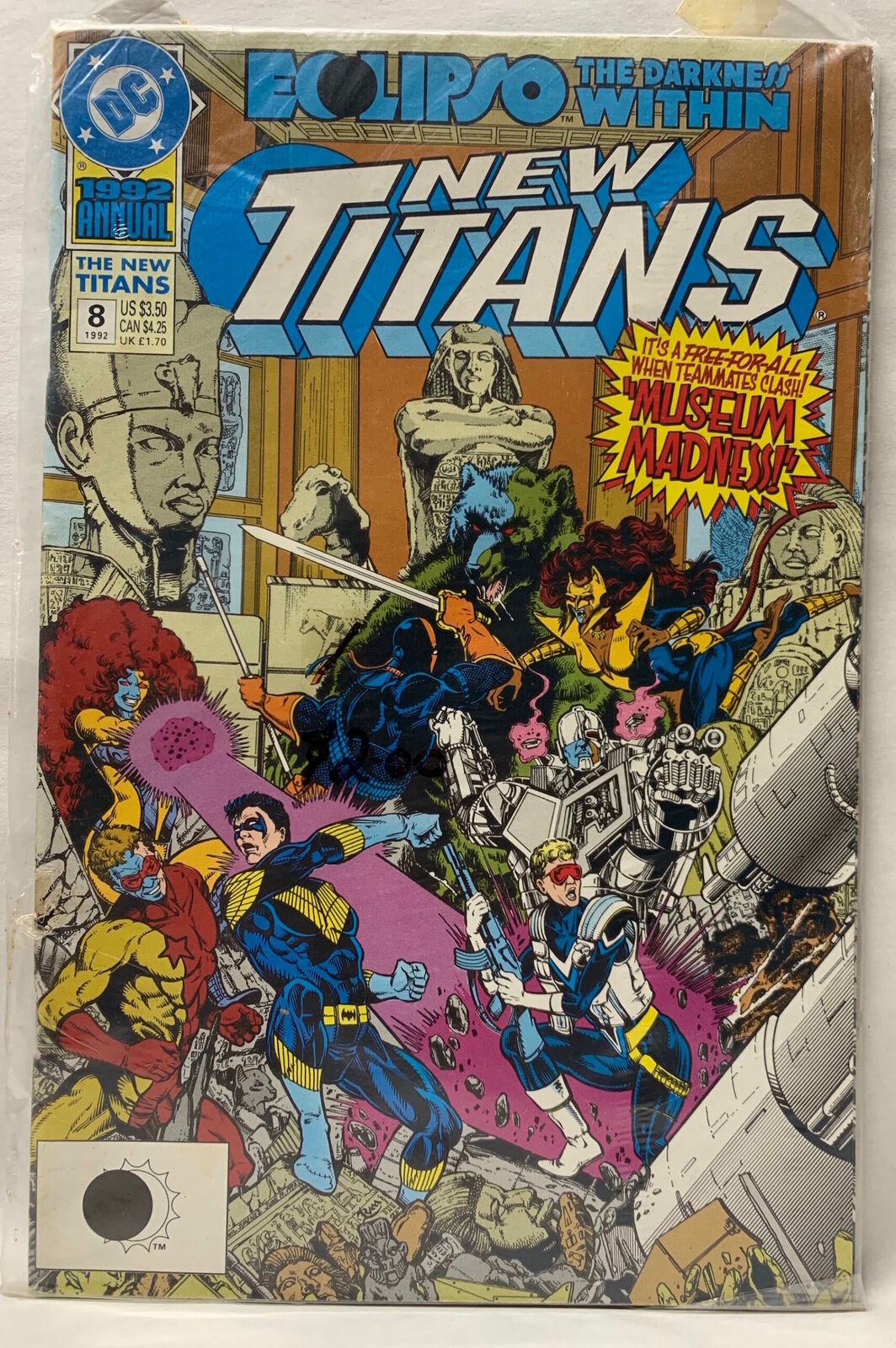 COMIC BOOK - ANNUAL THE NEW TEEN TITANS #8 (1992)