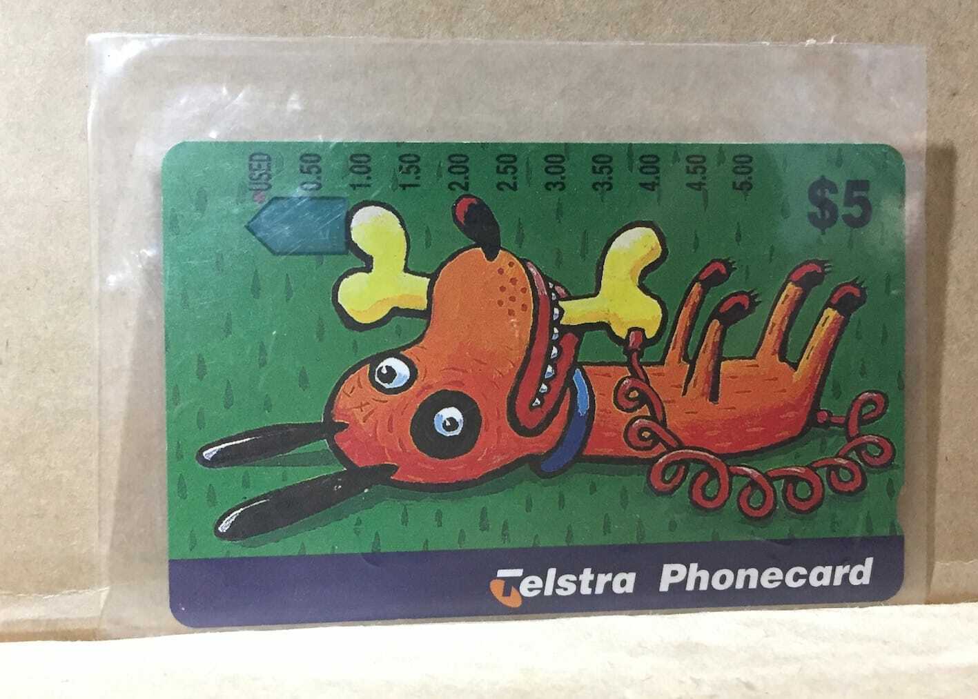 DOG & BONE $5 TELSTRA SMART PHONECARD