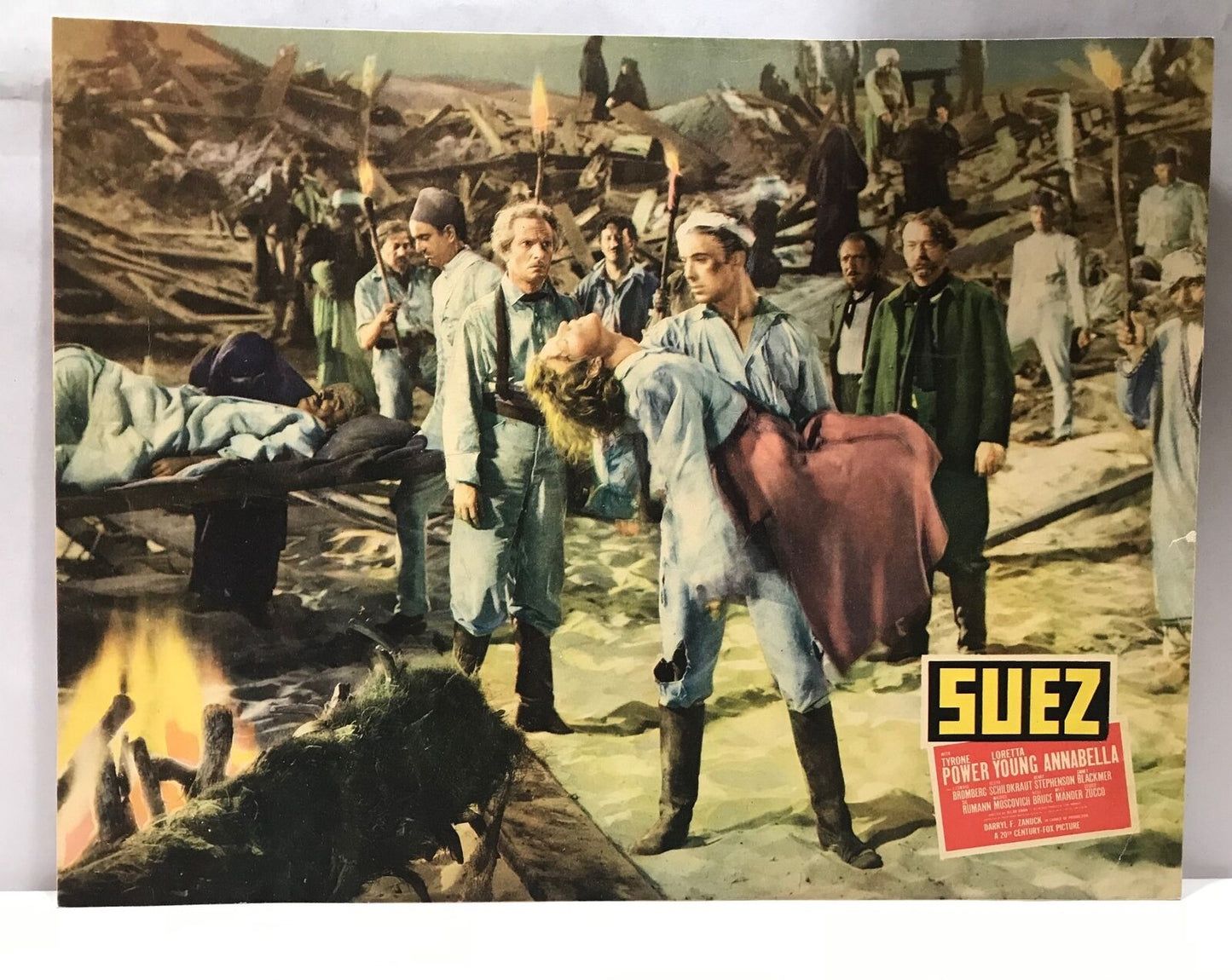 ORIGINAL LOBBY CARD - SUEZ (a) - 1939 - key card