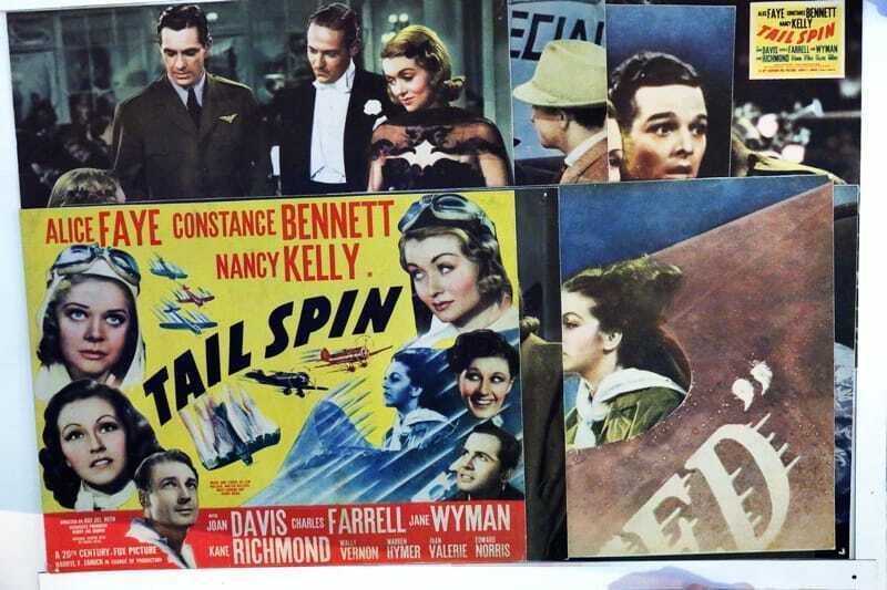 ORIGINAL LOBBY CARDS - TAIL SPIN - 1939 - set of 8