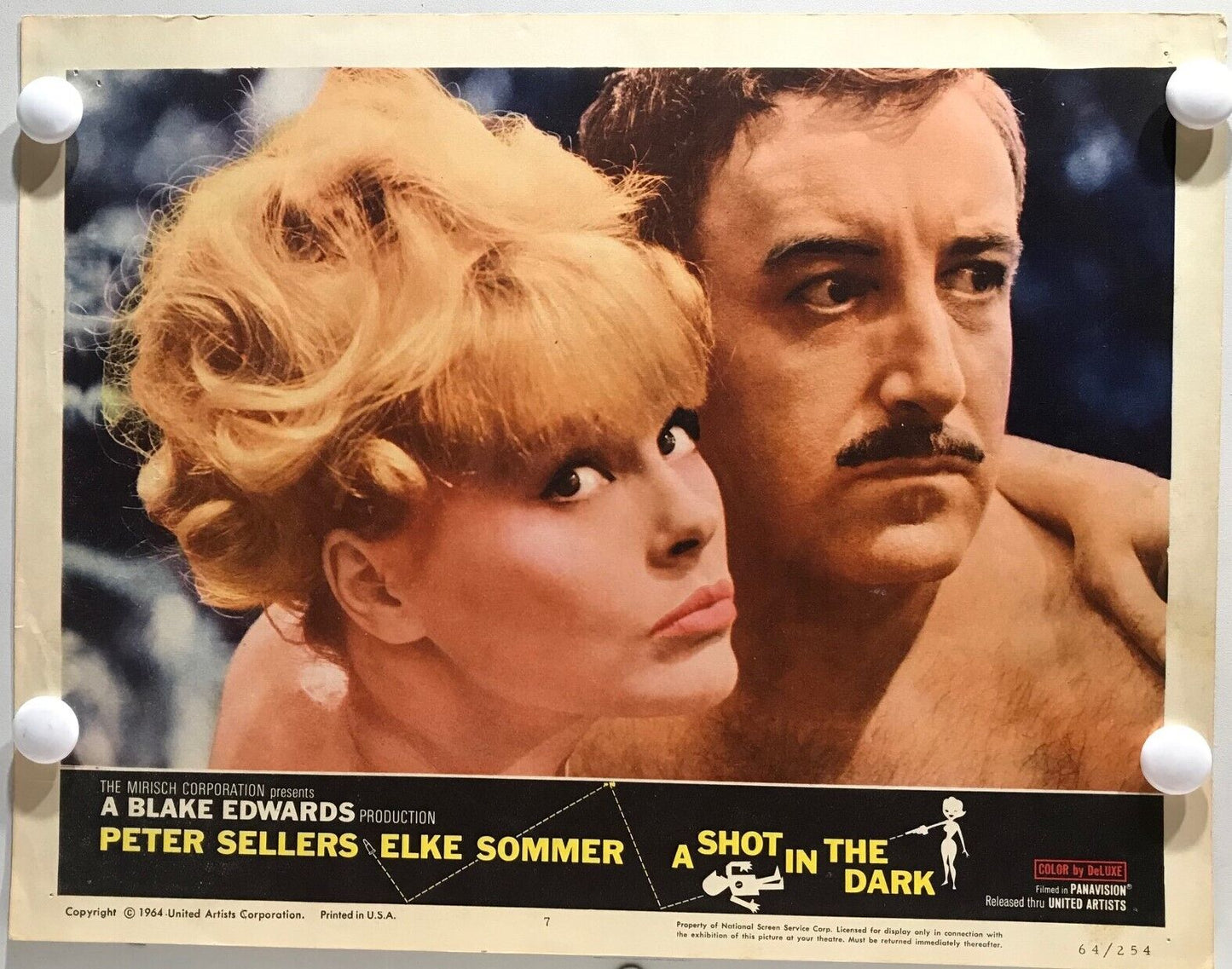 ORIGINAL LOBBY CARDS - A SHOT IN THE DARK - 1964 - set of 8