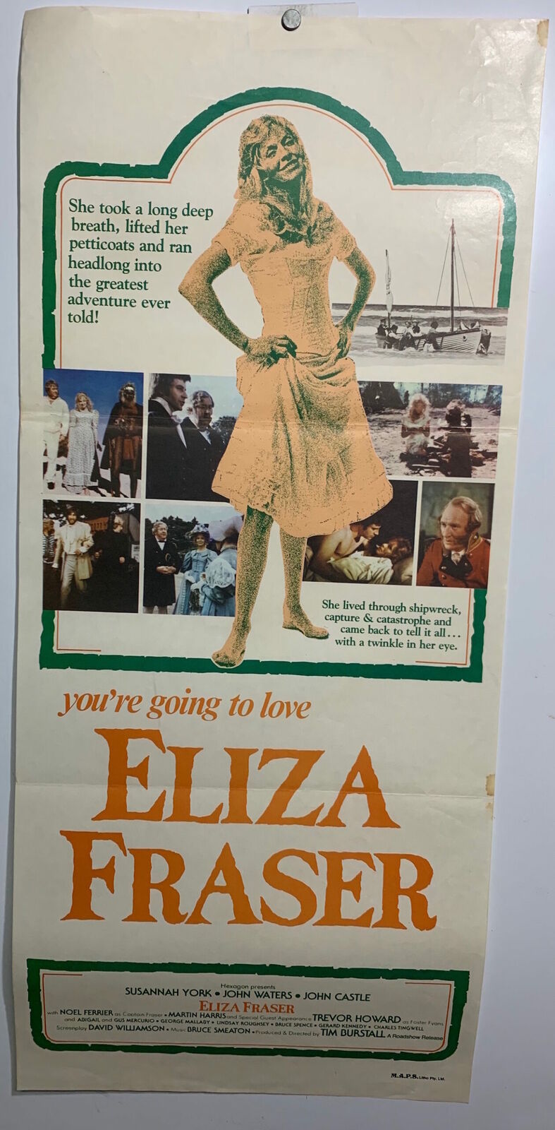 ORIGINAL DAYBILL MOVIE POSTER - ELIZA FRASER