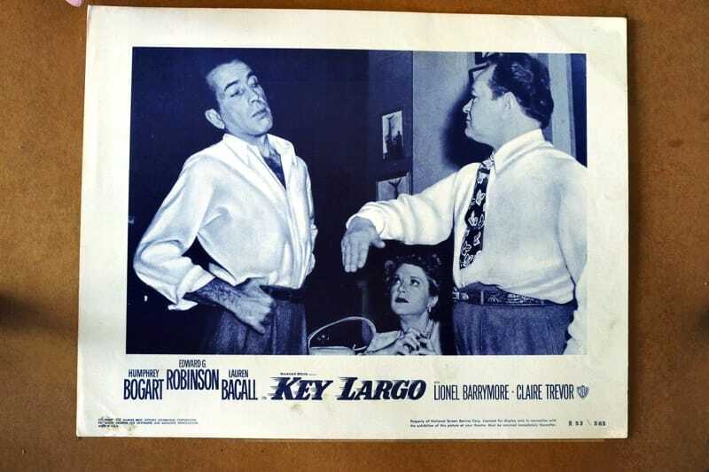 ORIGINAL LOBBY CARD - KEY LARGO - 1953 - key card