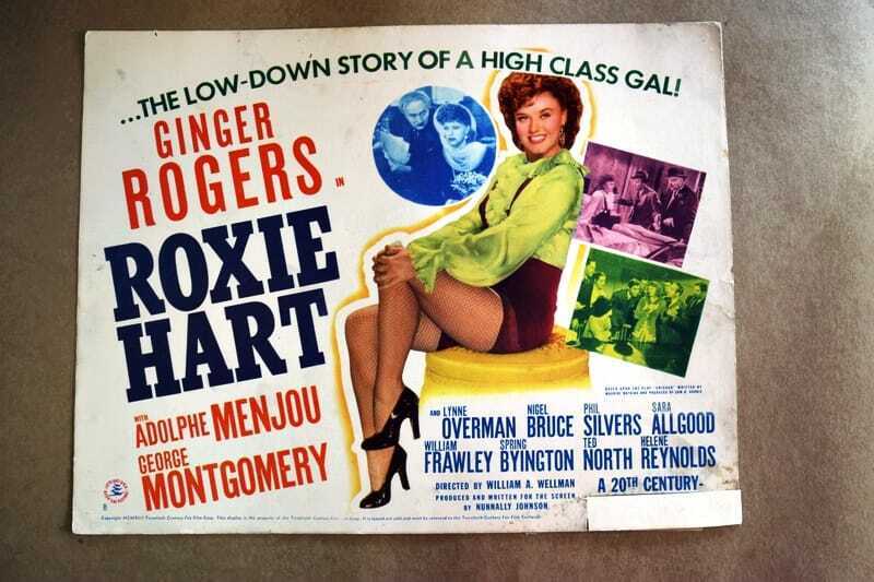 ORIGINAL LOBBY CARD - ROXIE HART - 1942 - title card