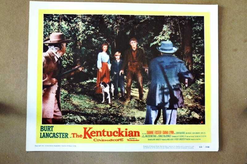 ORIGINAL LOBBY CARD - THE KENTUCKIAN - 1955 - key card