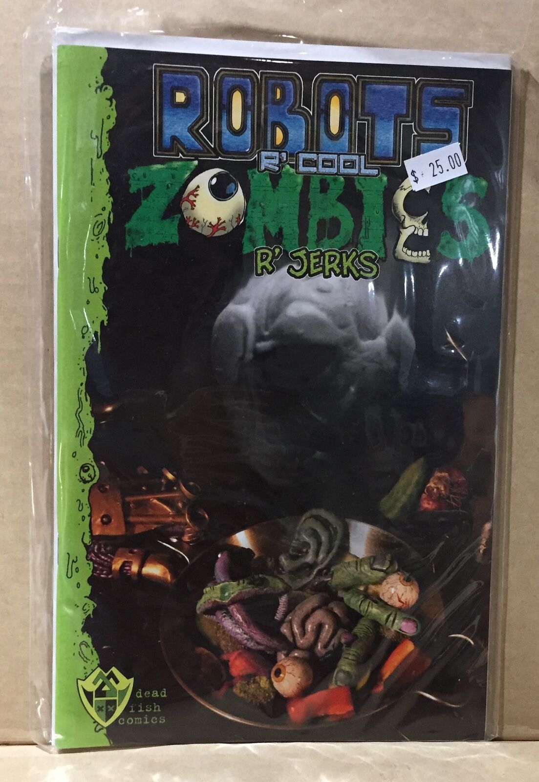 Original signed Robots R' Cool Zombies r' Jerks #1 signed Sean Z Murray and D...