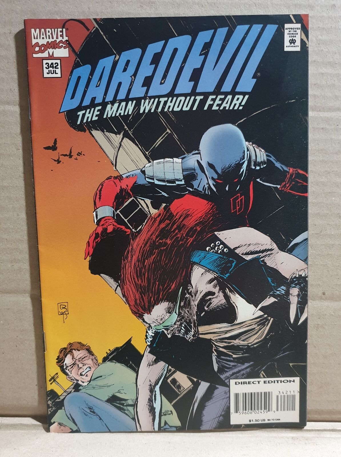COMIC BOOK - MARVEL DAREDEVIL #342
