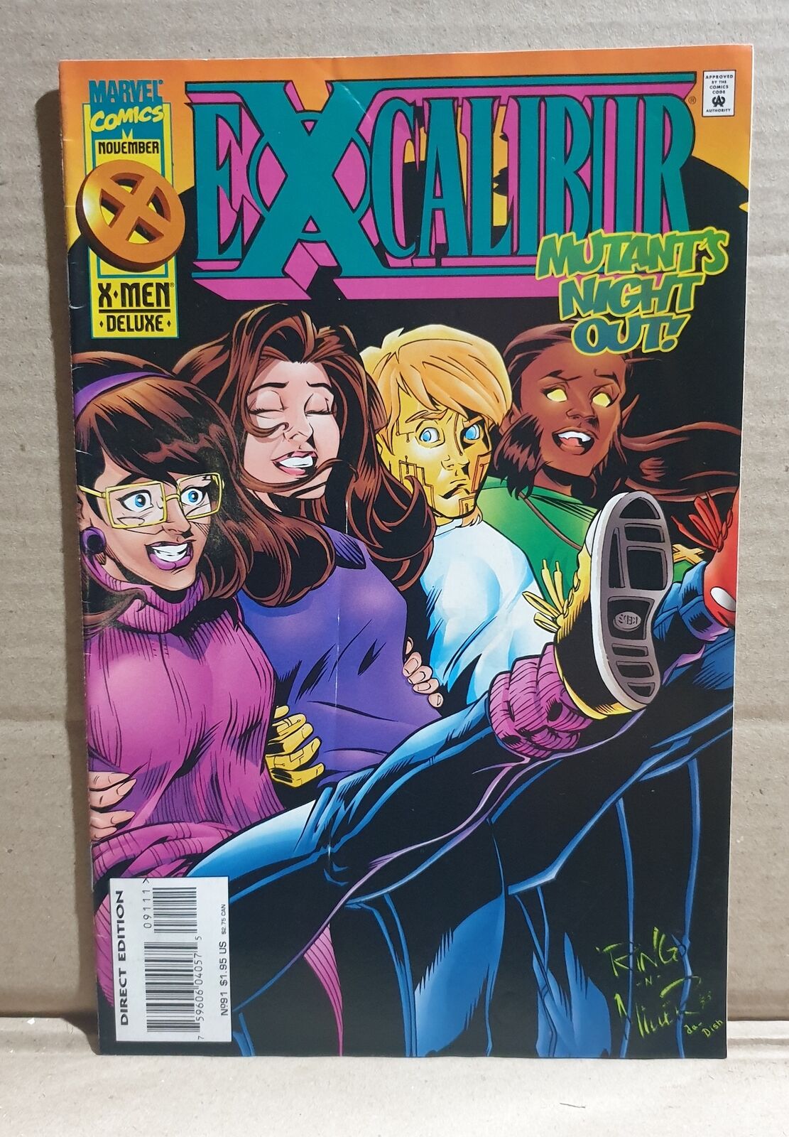 COMIC BOOK - MARVEL EXCALIBUR #91