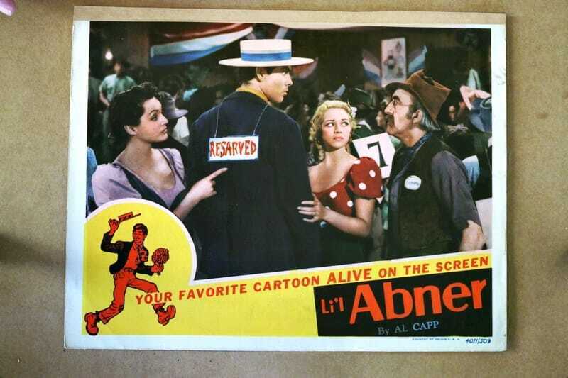 ORIGINAL LOBBY CARD - LI'L ABNER - 1940 - key card