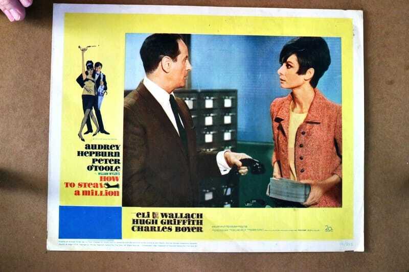 ORIGINAL LOBBY CARD - HOW TO STEAL A MILLION - 1966 - key #4 card