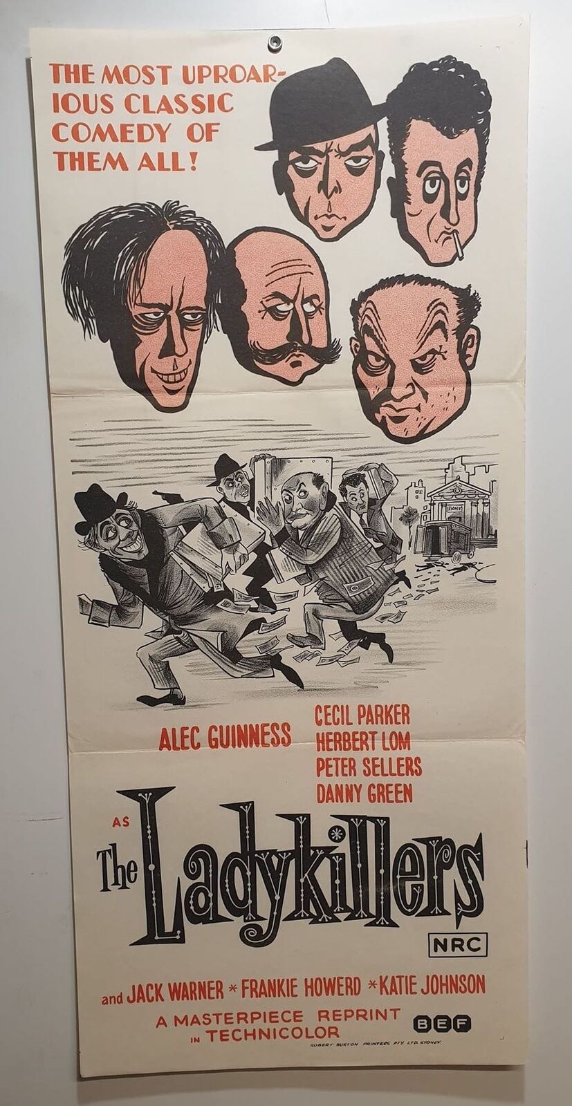 ORIGINAL DAYBILL MOVIE POSTER - THE LADYKILLERS