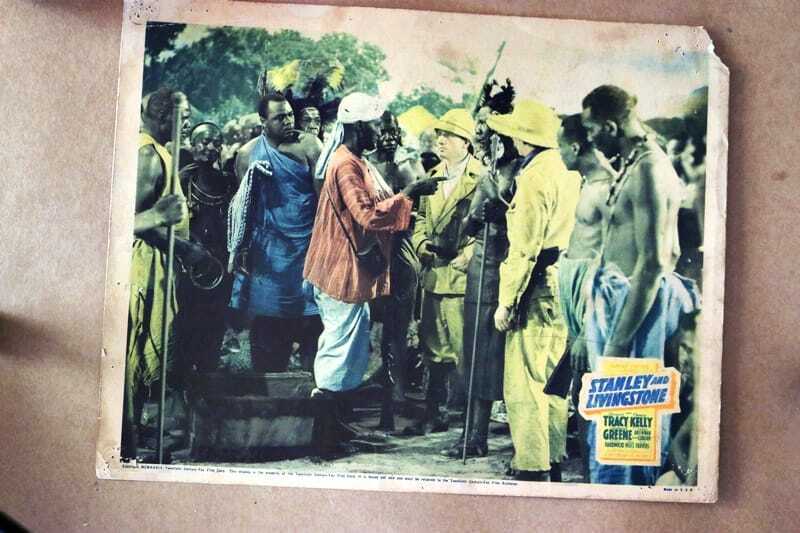 ORIGINAL LOBBY CARD - STANLEY AND LIVINGSTONE - 1939 - key card