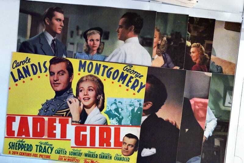 ORIGINAL LOBBY CARDS - CADET GIRLS - 1941 - set of 8