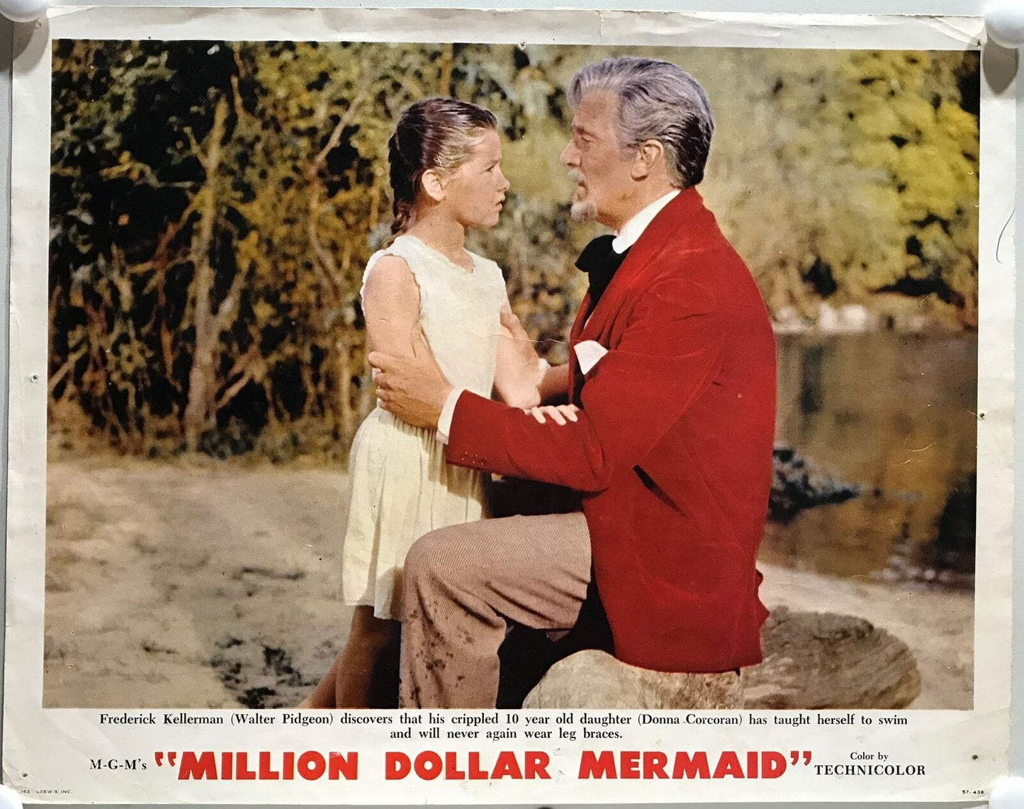 ORIGINAL LOBBY CARDS - MILLION DOLLAR MERMAID - 1952 - set of 8