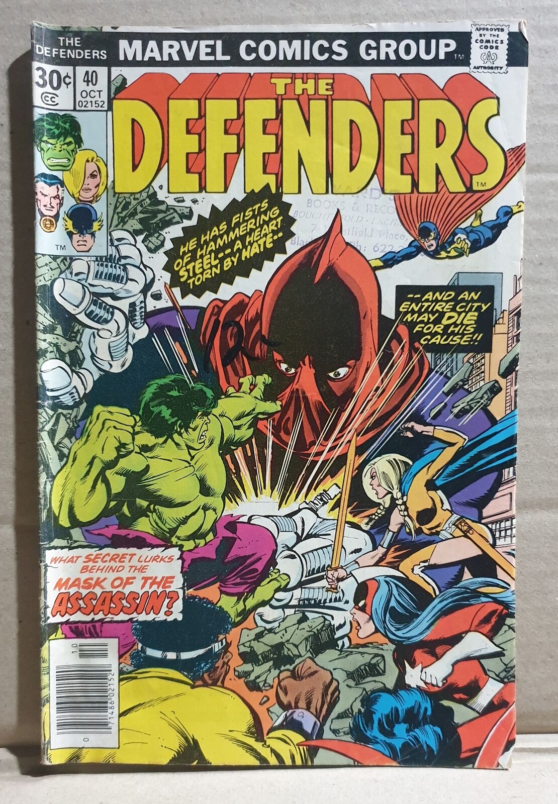COMIC BOOK - MARVEL DEFENDERS #40