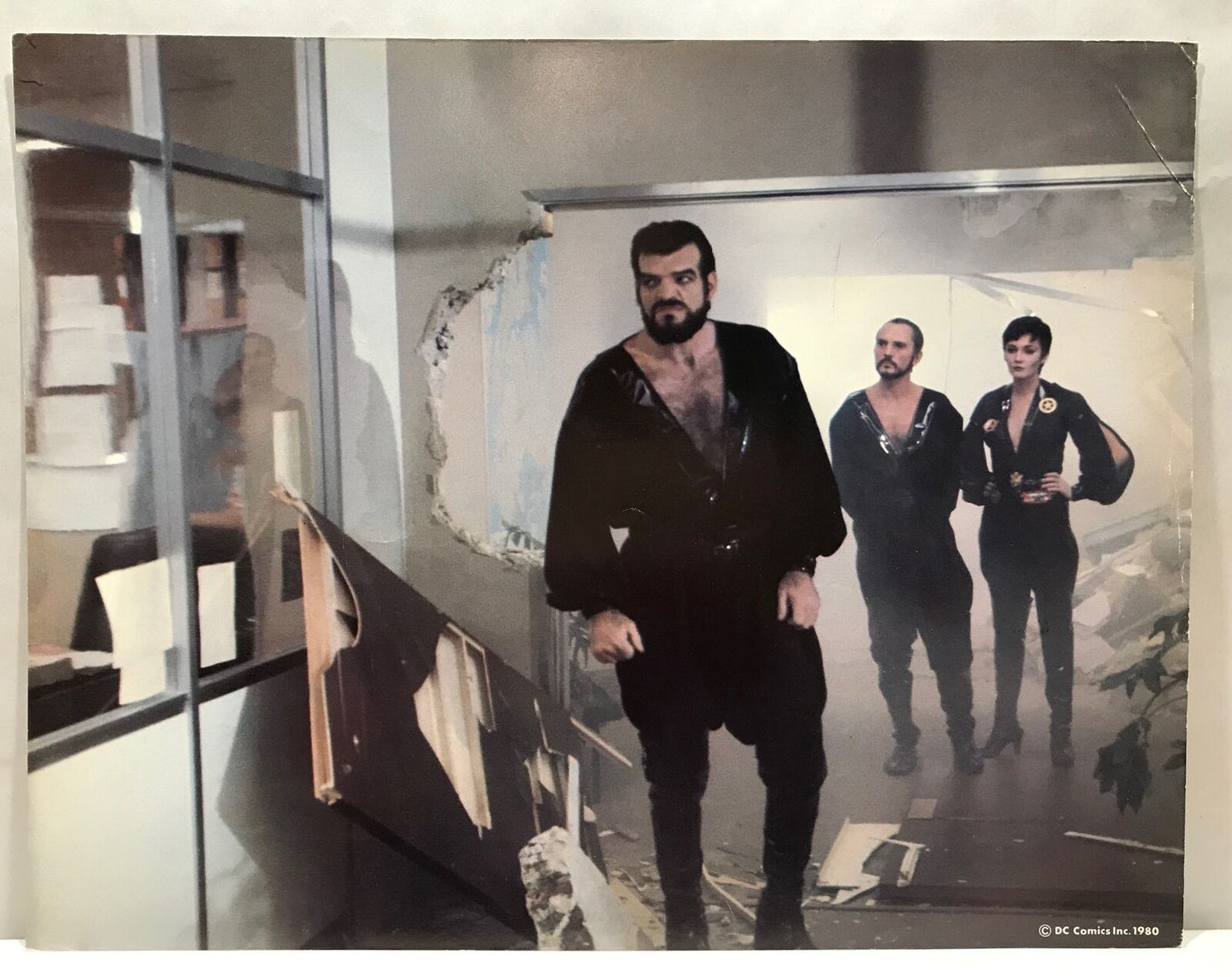 ORIGINAL MOVIE STILLS - SUPERMAN ll - General Zod, Non & Ursa on earth
