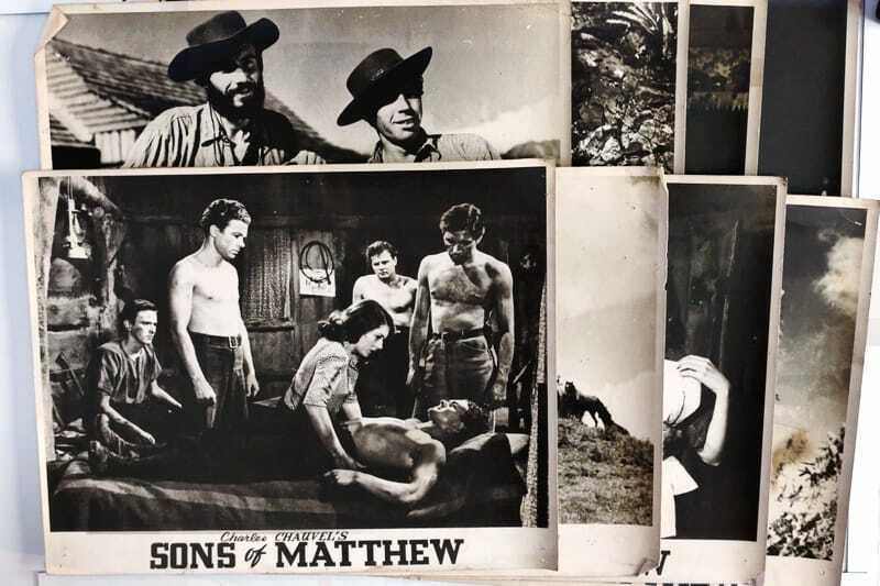 ORIGINAL LOBBY CARDS - SONS OF MATTHEW - (The Rugged O'Riordans) - 1950-set of 8
