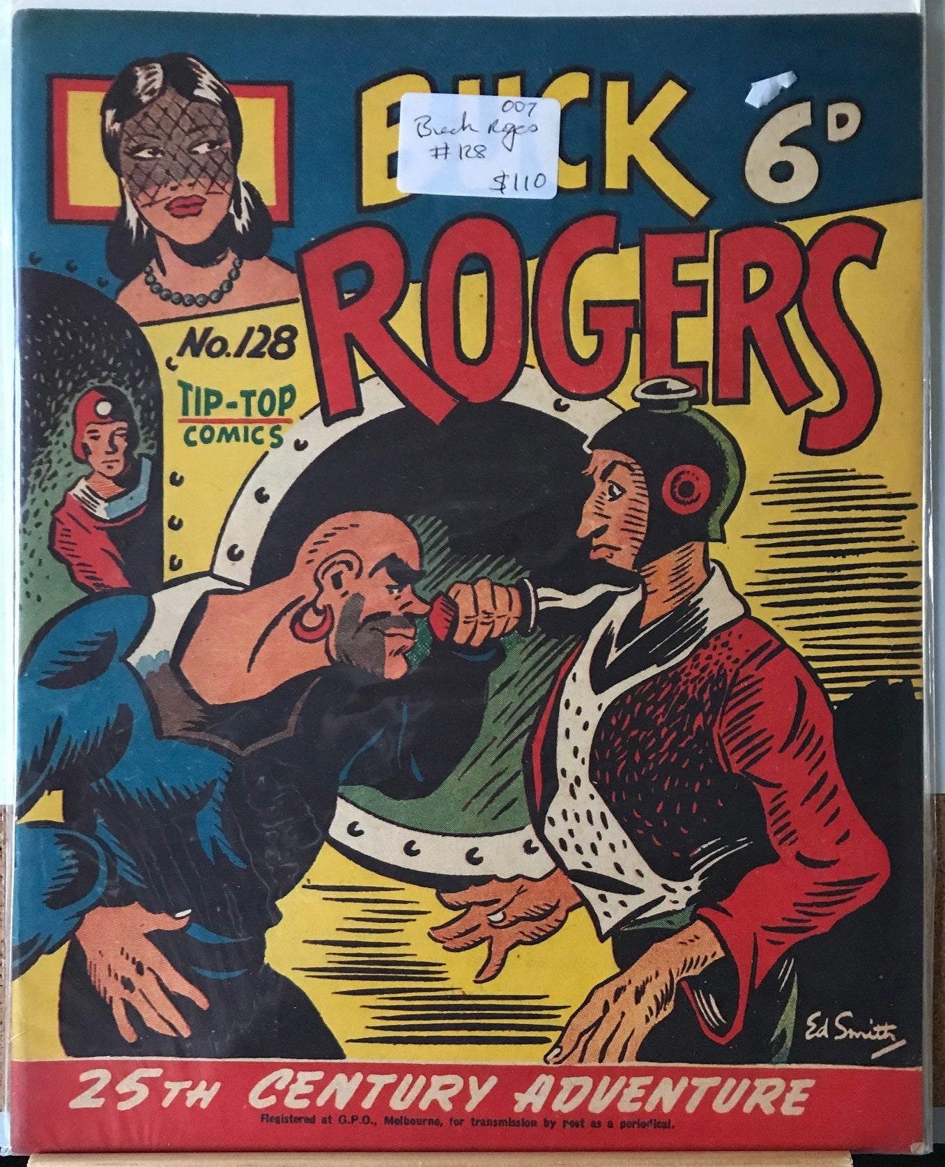 COMIC BOOK - TIP TOP COMICS - THE ADVENTURES OF BUCK ROGERS #128