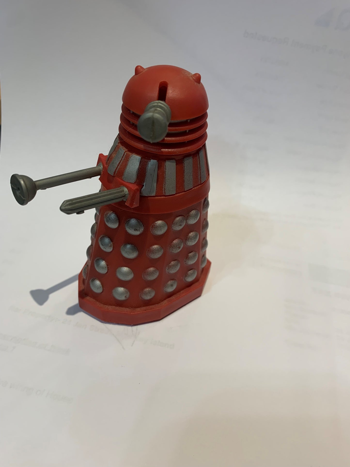 Dalek - Dr Who toy Plastic mechanical 7.5 cm