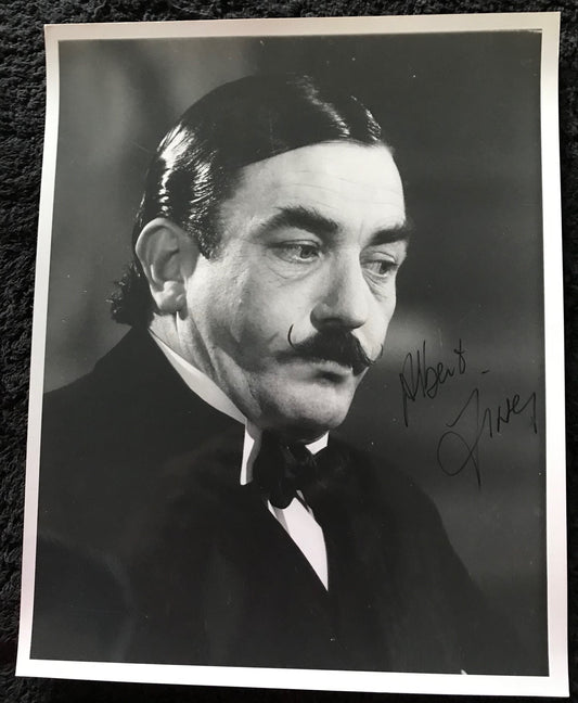 ALBERT FINNEY - AUTOGRAPHED 8 x 10 PUBLICITY PHOTOGRAPH from Murder on the Orient Express (1974)