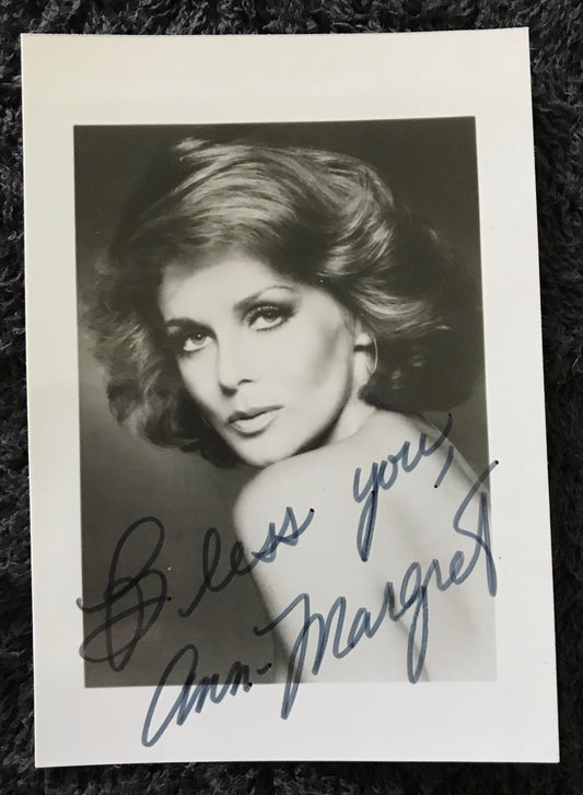 ANN-MARGARET - AUTOGRAPHED 3 1/2 x 2 1/2 PUBLICITY PHOTOGRAPH