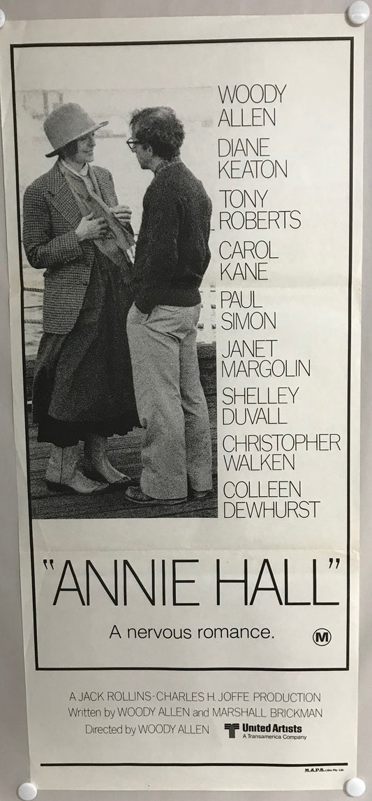 ORIGINAL DAYBILL MOVIE POSTER - ANNIE HALL - 1977