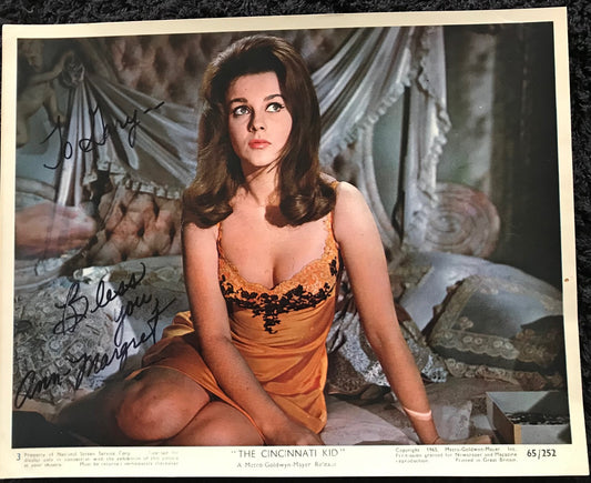 ANN-MARGARET - AUTOGRAPHED 10 x 8 PUBLICITY PHOTOGRAPH from The Cincinnati Kid