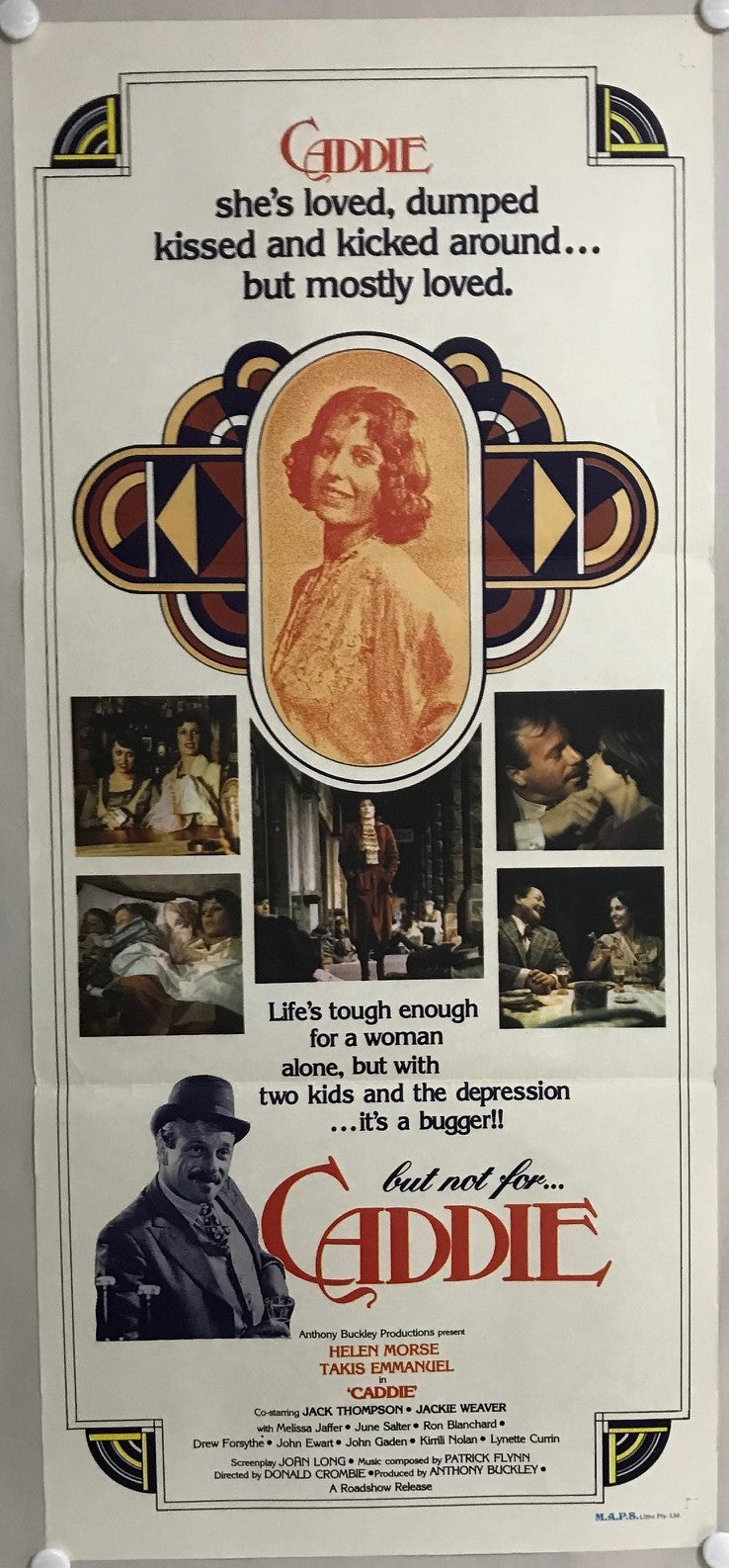 ORIGINAL DAYBILL MOVIE POSTER - CADDIE - 1976