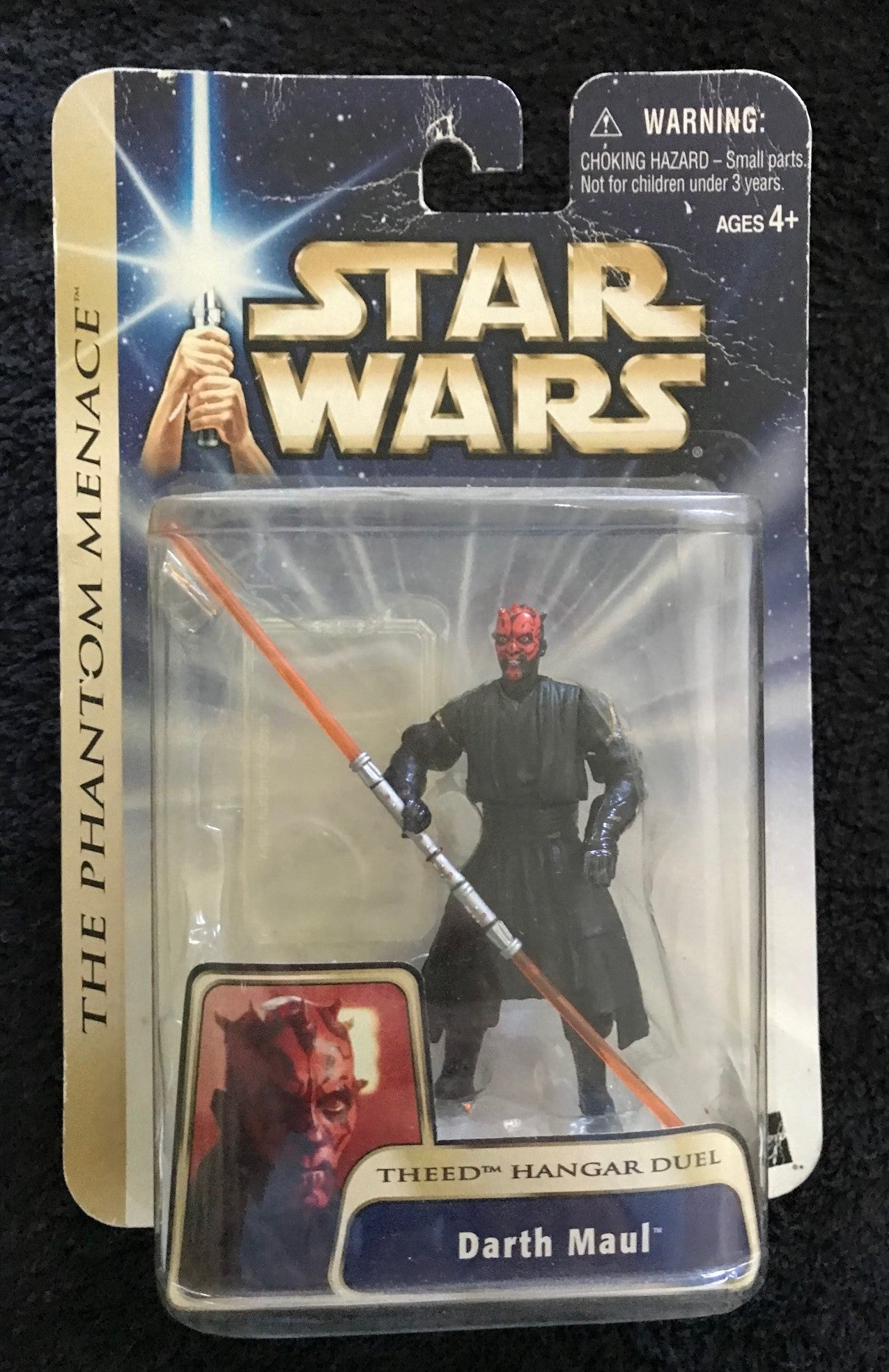 STAR WARS - HASBRO - TPM - DARTH MAUL - "Theed Hanger Duel" - Double Bladed Lightsaber