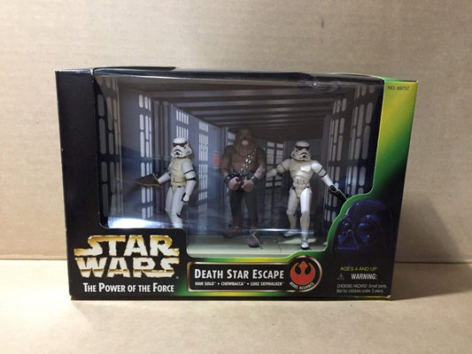 STAR WARS - KENNER - POTF - DEATH STAR ESCAPE - Han Solo, Chewbacca, Luke Skywalker