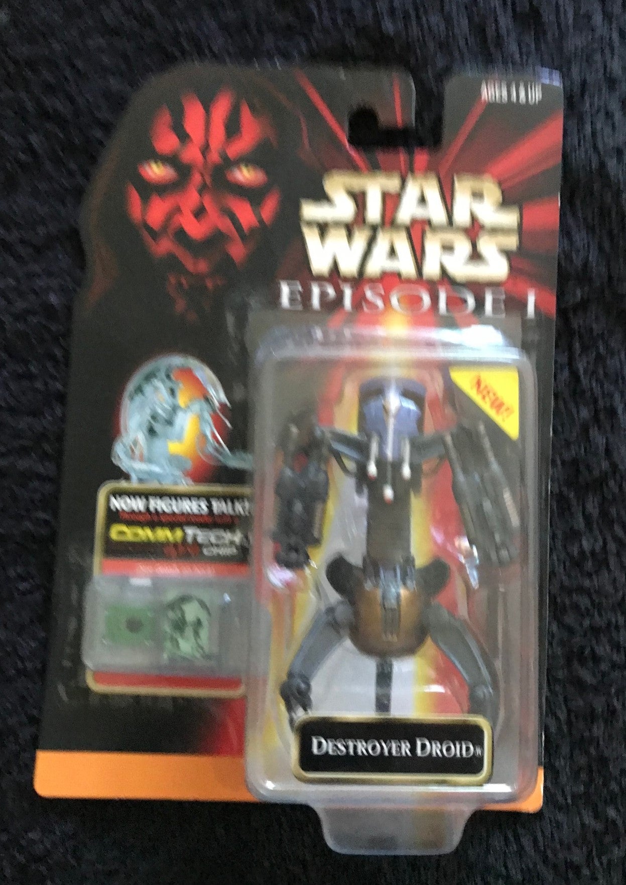 STAR WARS - HASBRO - EPISODE 1 - DESTROYER DROID(a) - with CommTech chip