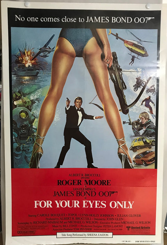 MOVIE POSTER - USA - ONE SHEET - FOR YOUR EYES ONLY (a) - 1981