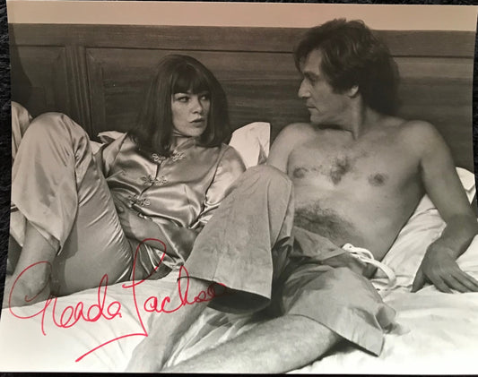 GLENDA JACKSON - AUTOGRAPHED 9 1/4 x 7 1/8 PUBLICITY PHOTOGRAPH from A Touch of Class (1973)