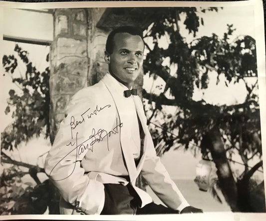 HARRY BALEFONTE - AUTOGRAPHED 10 x 8 PUBLICITY PHOTOGRAPH