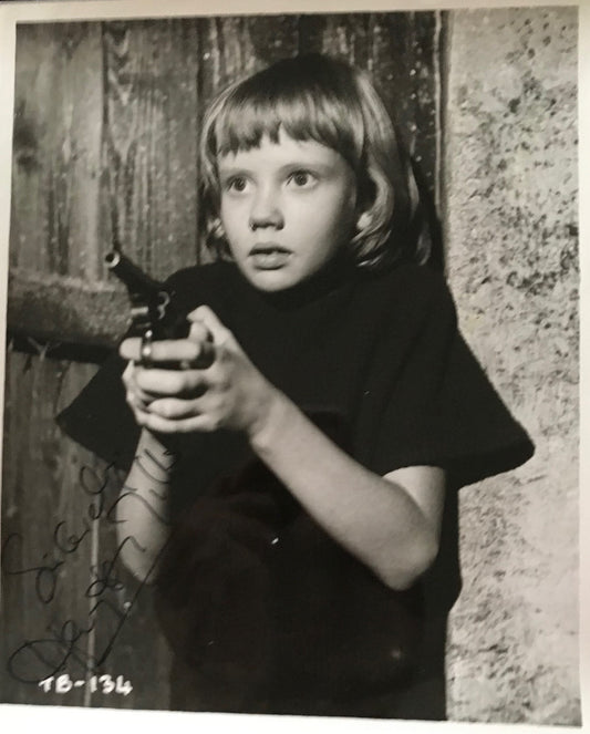 HAYLEY MILLS - AUTOGRAPHED 10 x 8 PUBLICITY PHOTOGRAPH from Tiger Bay (1959)