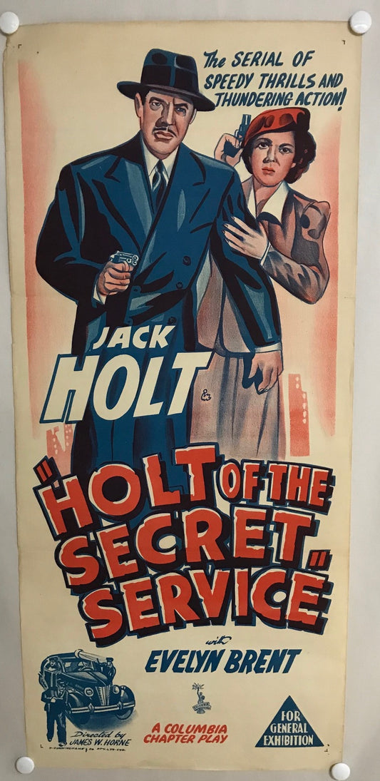 ORIGINAL DAYBILL MOVIE POSTER - HOLT OF THE SECRET SERVICE - 1941