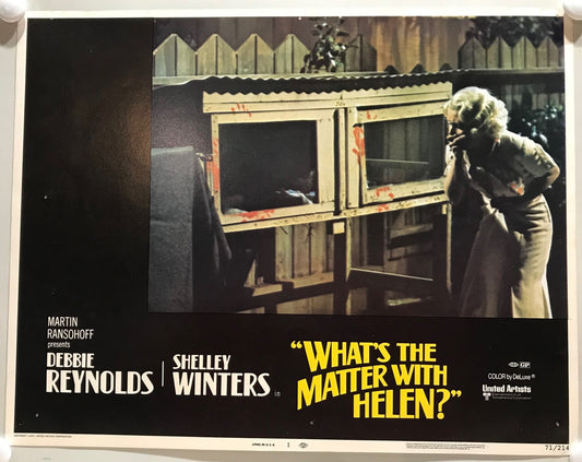 ORIGINAL LOBBY CARDS - WHAT'S THE MATTER WITH HELEN? - 1971 - set of 8