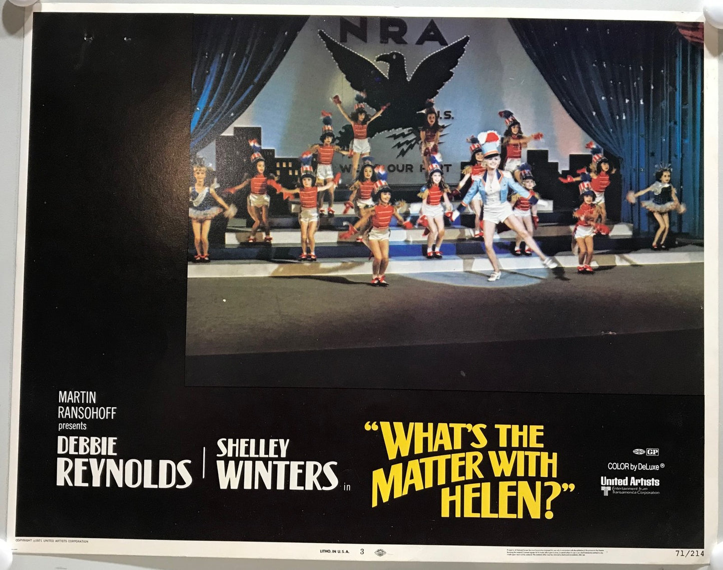 ORIGINAL LOBBY CARDS - WHAT'S THE MATTER WITH HELEN? - 1971 - set of 8