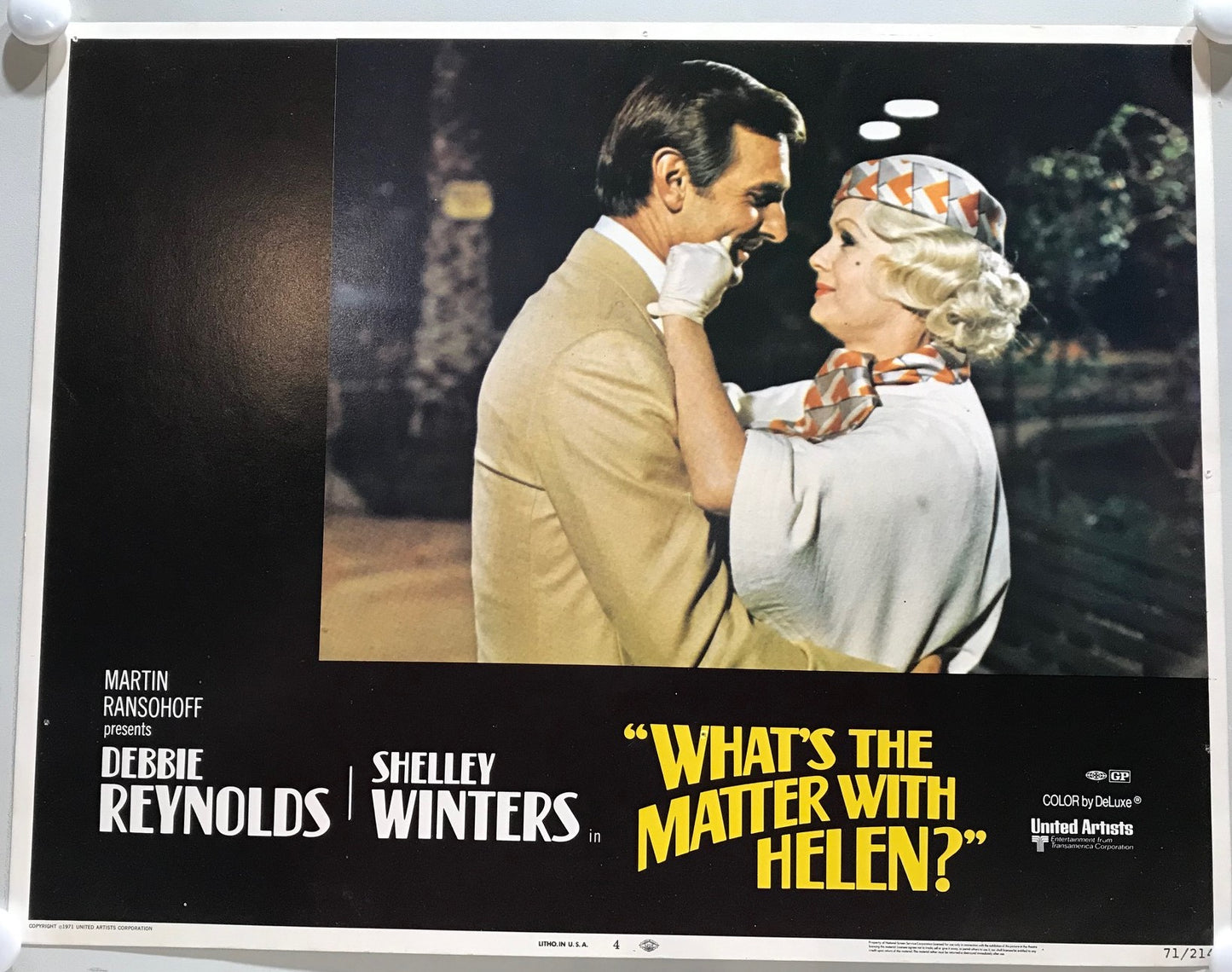 ORIGINAL LOBBY CARDS - WHAT'S THE MATTER WITH HELEN? - 1971 - set of 8