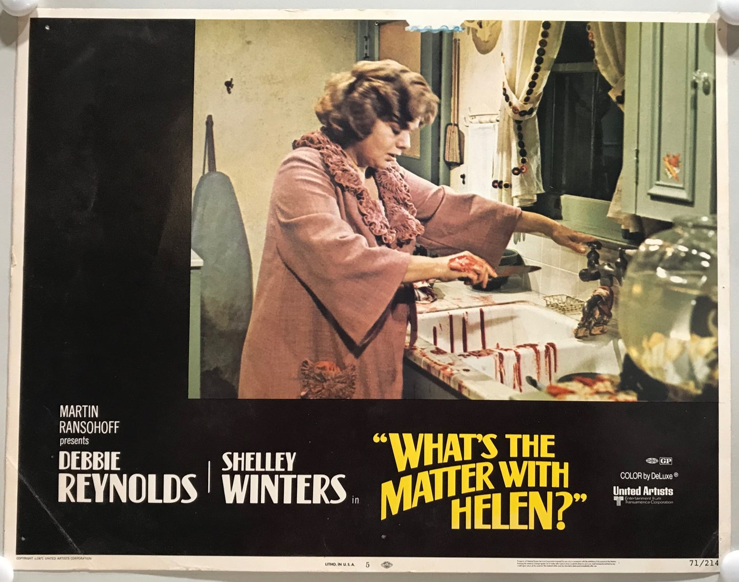 ORIGINAL LOBBY CARDS - WHAT'S THE MATTER WITH HELEN? - 1971 - set of 8