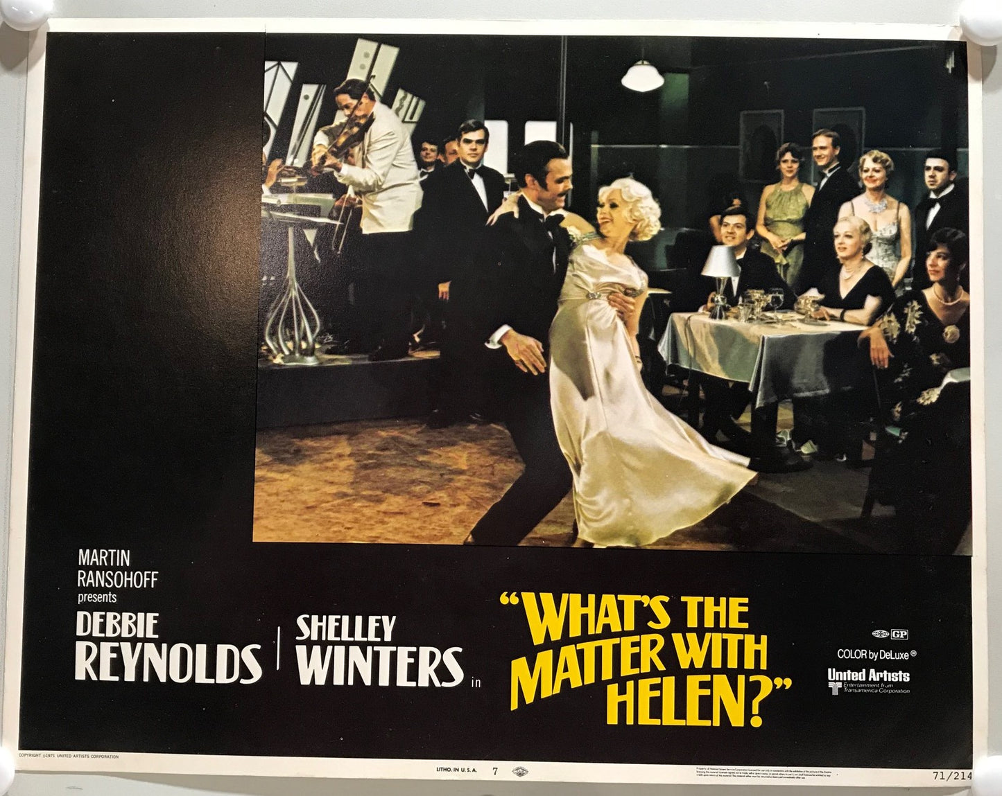 ORIGINAL LOBBY CARDS - WHAT'S THE MATTER WITH HELEN? - 1971 - set of 8