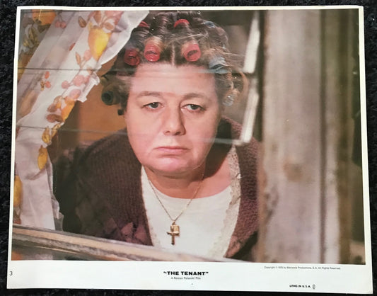 ORIGINAL LOBBY CARD - MINI - THE TENANT - 1976 - #3 card -  Roman Polanski, Isabelle Adjani, Melvyn Douglas, Bernard Fresson