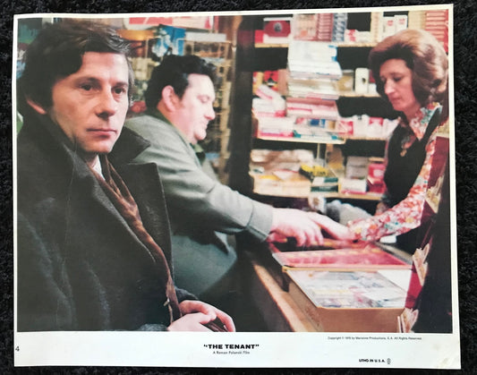 ORIGINAL LOBBY CARD - MINI - THE TENANT - 1976 - #4 card -  Roman Polanski, Isabelle Adjani, Melvyn Douglas, Bernard Fresson