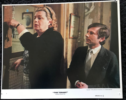ORIGINAL LOBBY CARD - MINI - THE TENANT - 1976 - #5 card -  Roman Polanski, Isabelle Adjani, Melvyn Douglas, Bernard Fresson