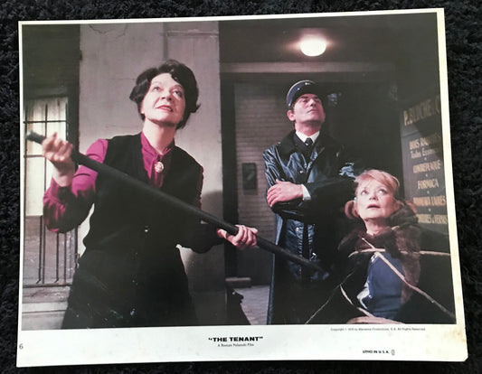 ORIGINAL LOBBY CARD - MINI - THE TENANT - 1976 - #6 card -  Roman Polanski, Isabelle Adjani, Melvyn Douglas, Bernard Fresson
