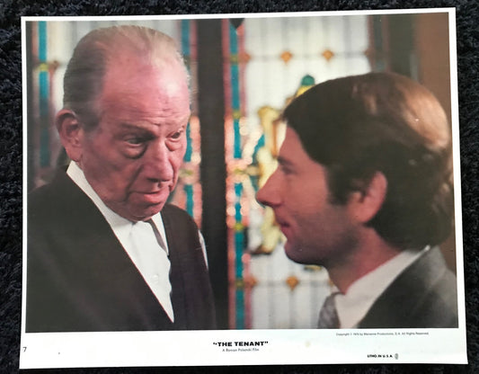 ORIGINAL LOBBY CARD - MINI - THE TENANT - 1976 - #7 card -  Roman Polanski, Isabelle Adjani, Melvyn Douglas, Bernard Fresson